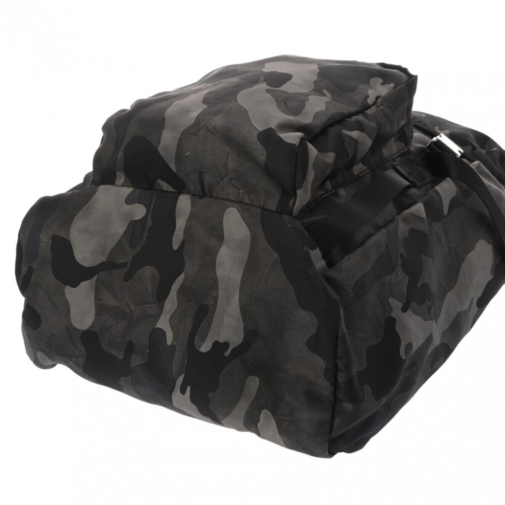 PRADA Camouflage Backpack Khaki Green Nylon Daypack - Picture 5 of 11
